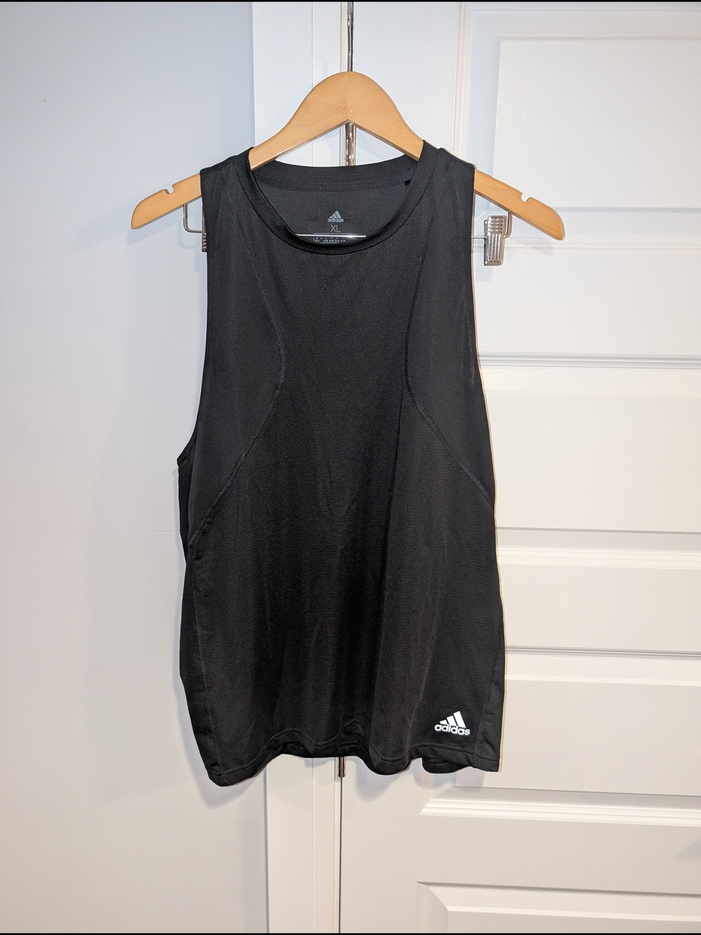 adidas Black Sleeveless Athletic Tank Top
